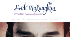 Desktop Screenshot of heidimclaughlin.com